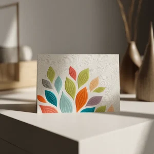 Листівка з тисненням